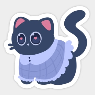 Catto with a Dress Sticker